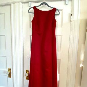 Beautiful crimson dress